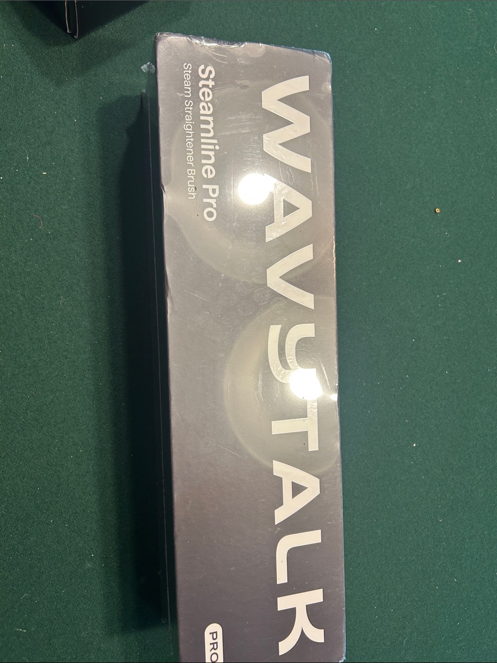 WavyTALK Steamline Pro Hair Straightener Brush - Black